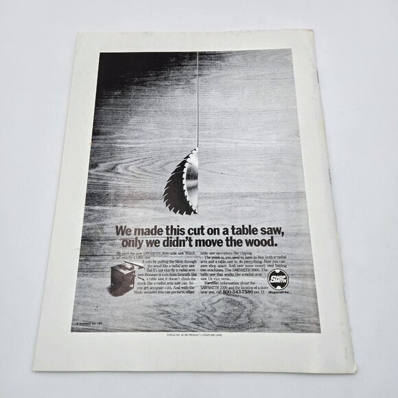 American Woodworker Magazine Lot December 1990 February April June August Decemb - Picture 8 of 15